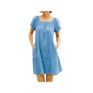 NEW NAVYBLEU molly dress in cornflower